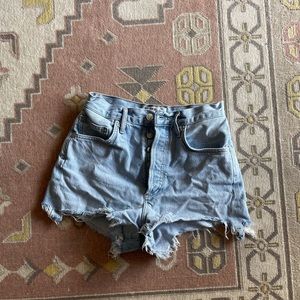 Agolde Dee Shorts Light Wash